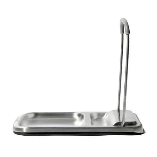 OXO Good Grips Stainless Steel Spoon Rest with Lid Holder