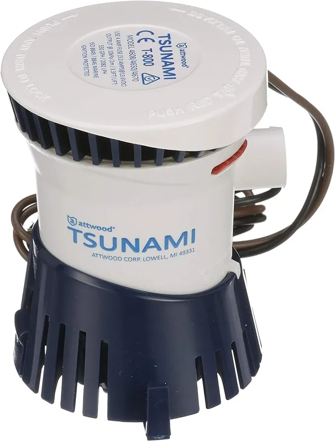 Attwood T800 GPH Tsunami Cartridge Bilge Pump