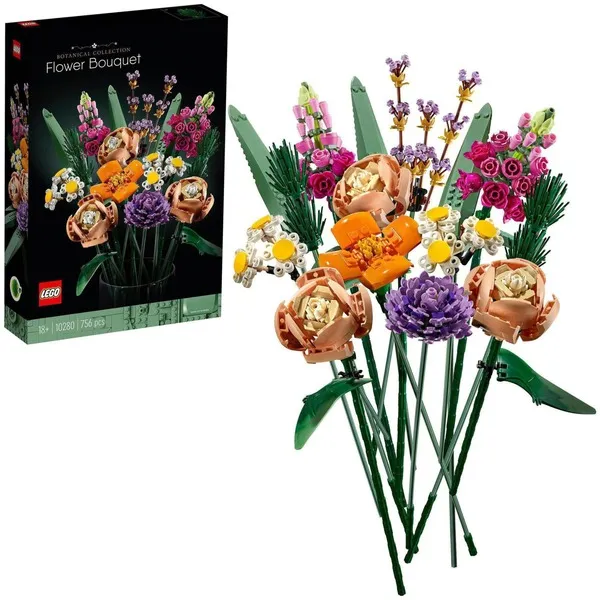 LEGO Creator Expert Flower Bouquet Set for Adults 10280