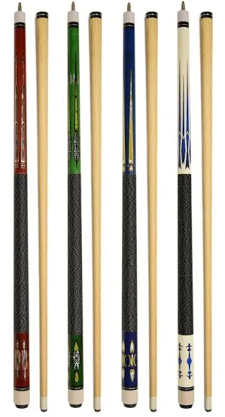 Billiard Depot Set of 4 House Pool Cues Sticks