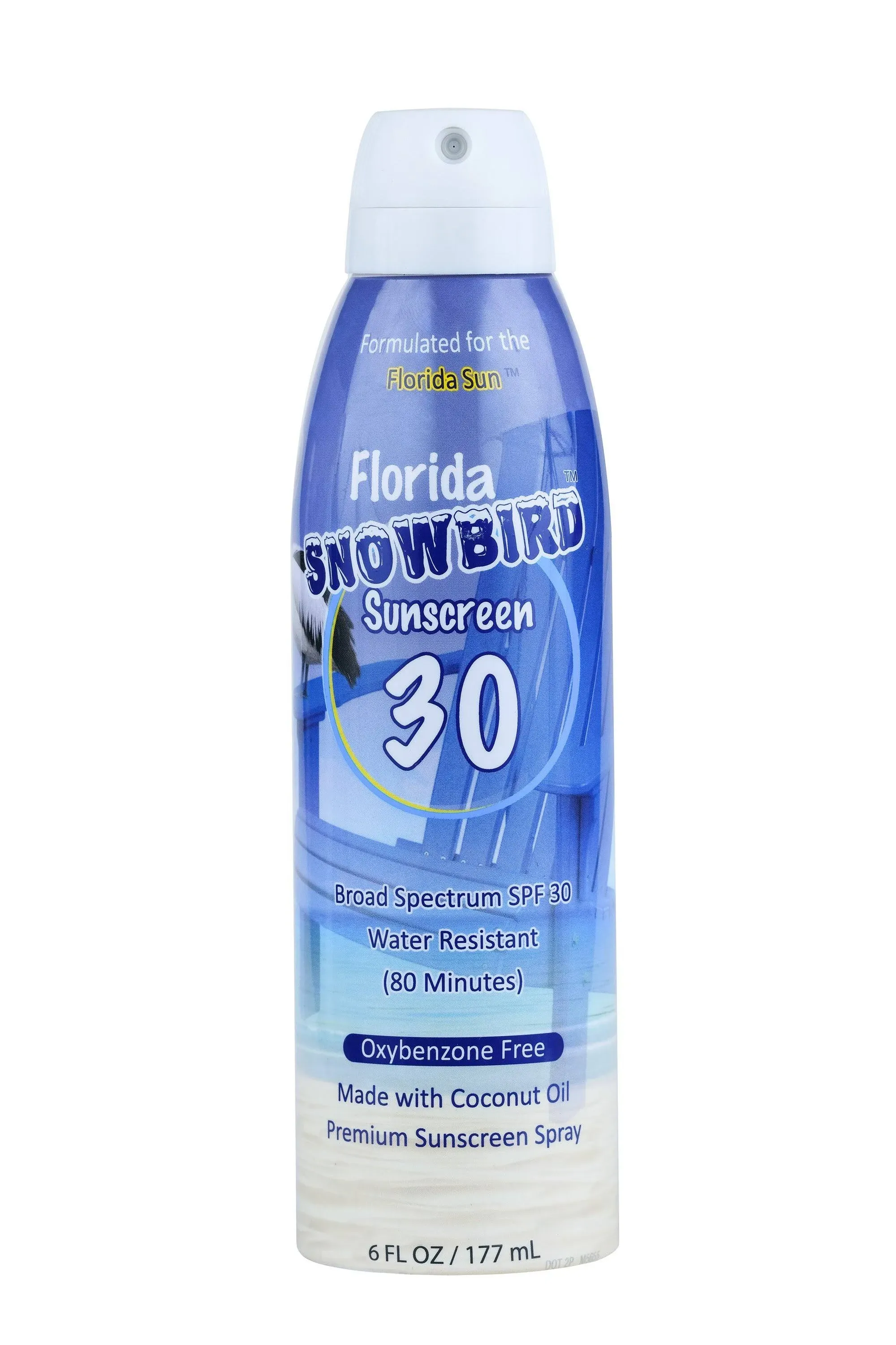 Florida Salt Scrubs Florida Snowbird SPF 30 Sunscreen Spray