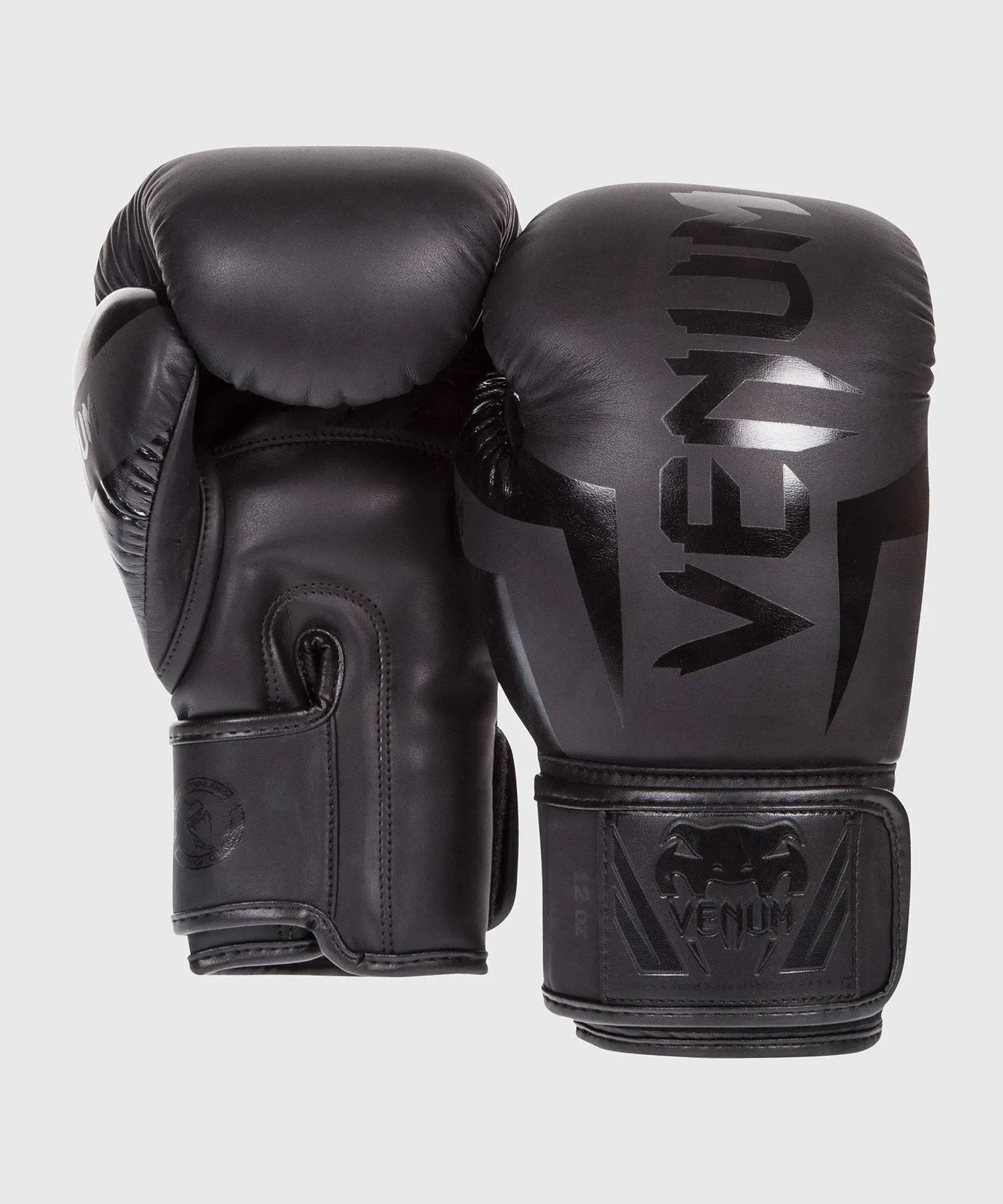 Venum Elite Boxing Gloves - Black 10 oz