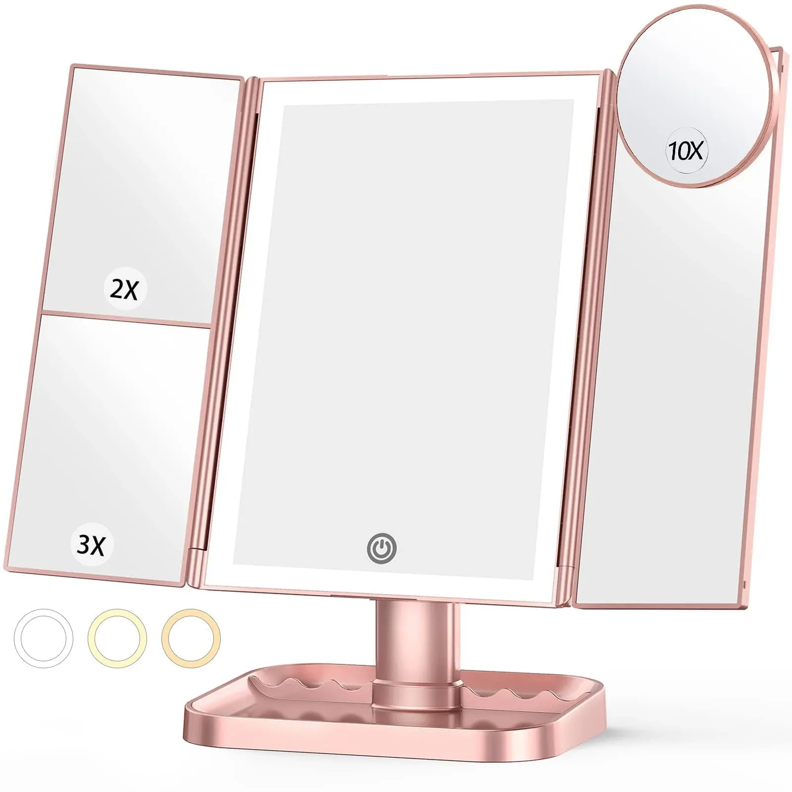 NIKKOMON Lighted Makeup Mirror