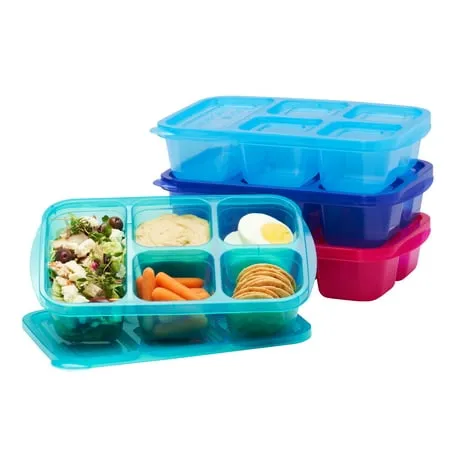 Bentgo 5-Compartment Food Containers | Bento-Style Meal Containers Jewel Brights