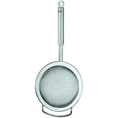 Rosle 4.7" Round Handle Fine Mesh Stainless Steel Kitchen Strainer