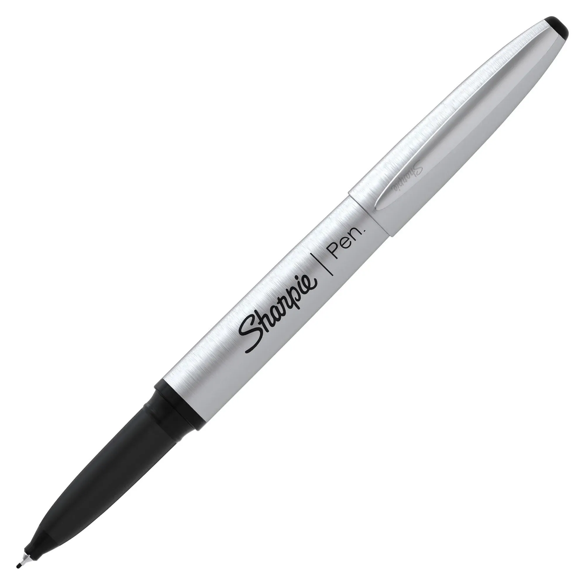 Sharpie Stainless Steel Pen, Fine Point - Black