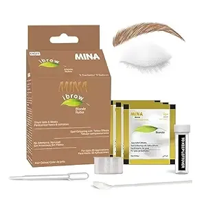 Mina ibrow Hair Color Copper Brown|Natural Spot coloring Hair Tinting Powder, Water and Smudge Proof |No Ammonia, No Lead with 100% Gray Converge|Vegan and Cruelty free