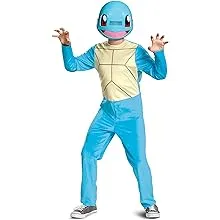 Disguise Pokemon Kids Squirtle Costume, Children's Classic Character Outfit