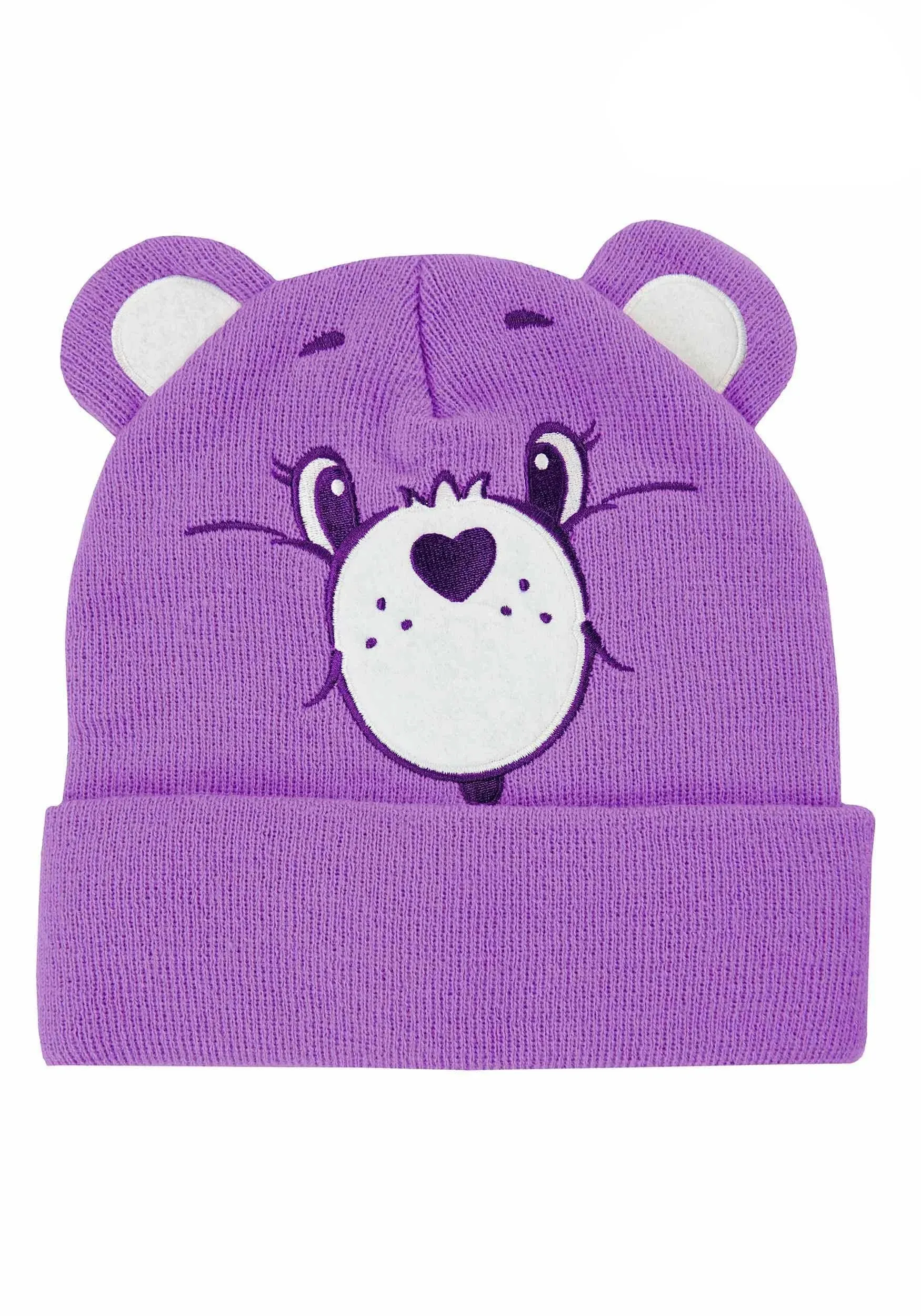 Care Bears Share Bear Adult Knit Hat | Adult | Unisex | Purple | One-Size | Fun ...