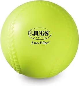 Jugs 12-inch Yellow Lite-Flite Practice Softballs (One Dozen)