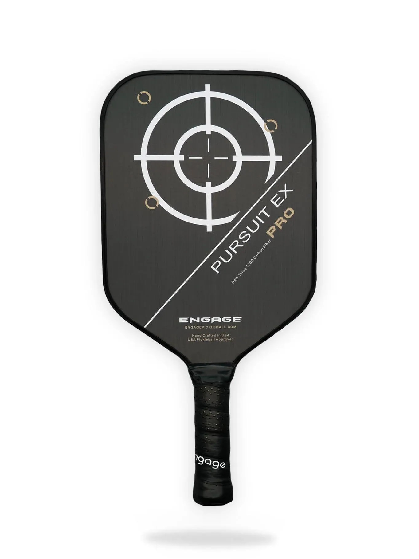 Engage Pursuit Pro EX Raw Carbon Fiber Lite Pickleball Paddle