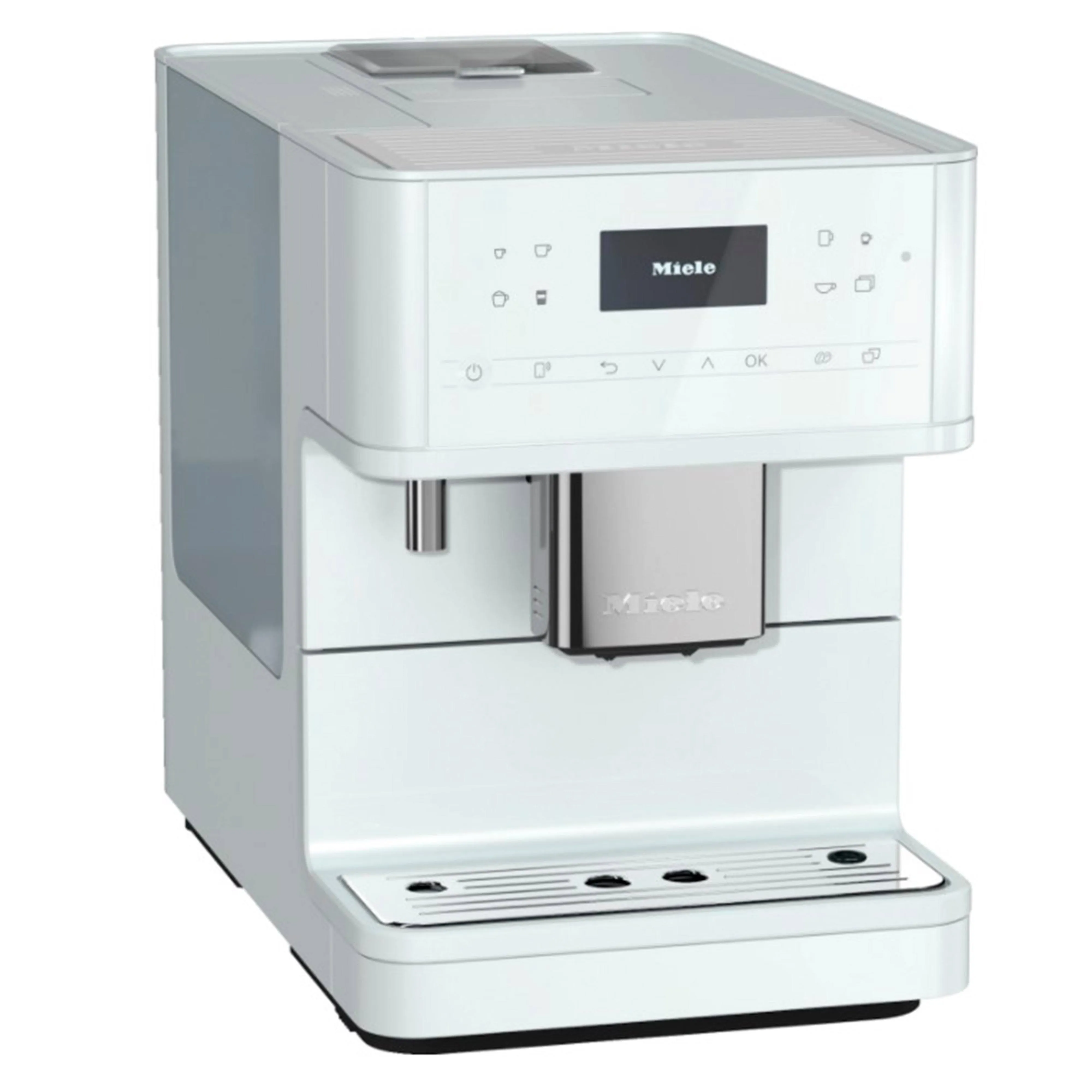 Miele cm 6160 MilkPerfection Countertop Coffee Machine - Lotus White