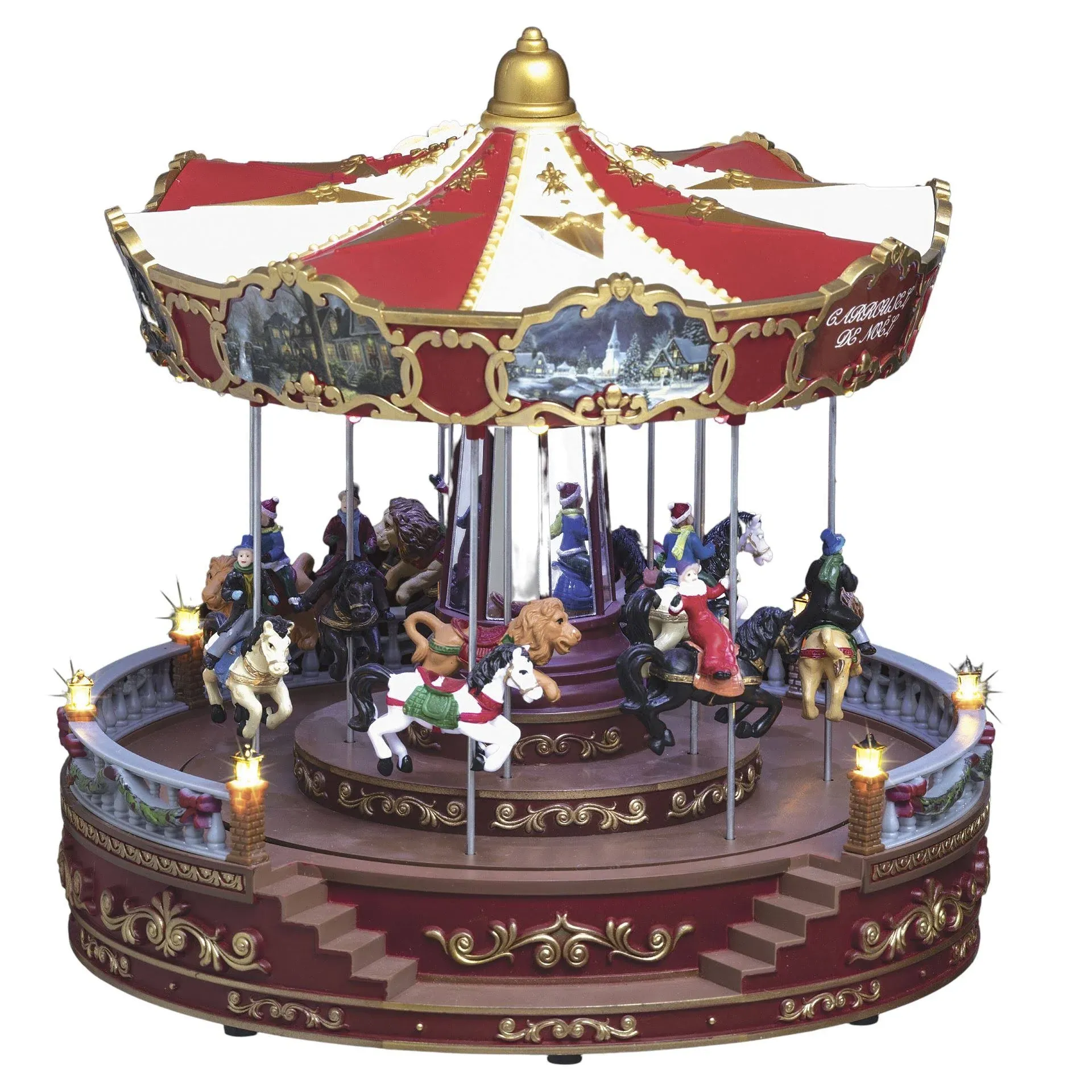 Skyant Christmas Carousel Decoration