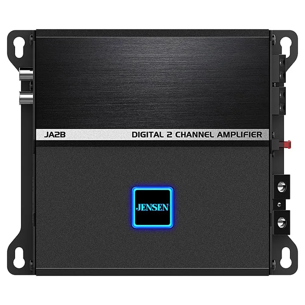 Jensen JA2B 225W RMS 2-Channel Class-D Car Audio Compact Amplifier