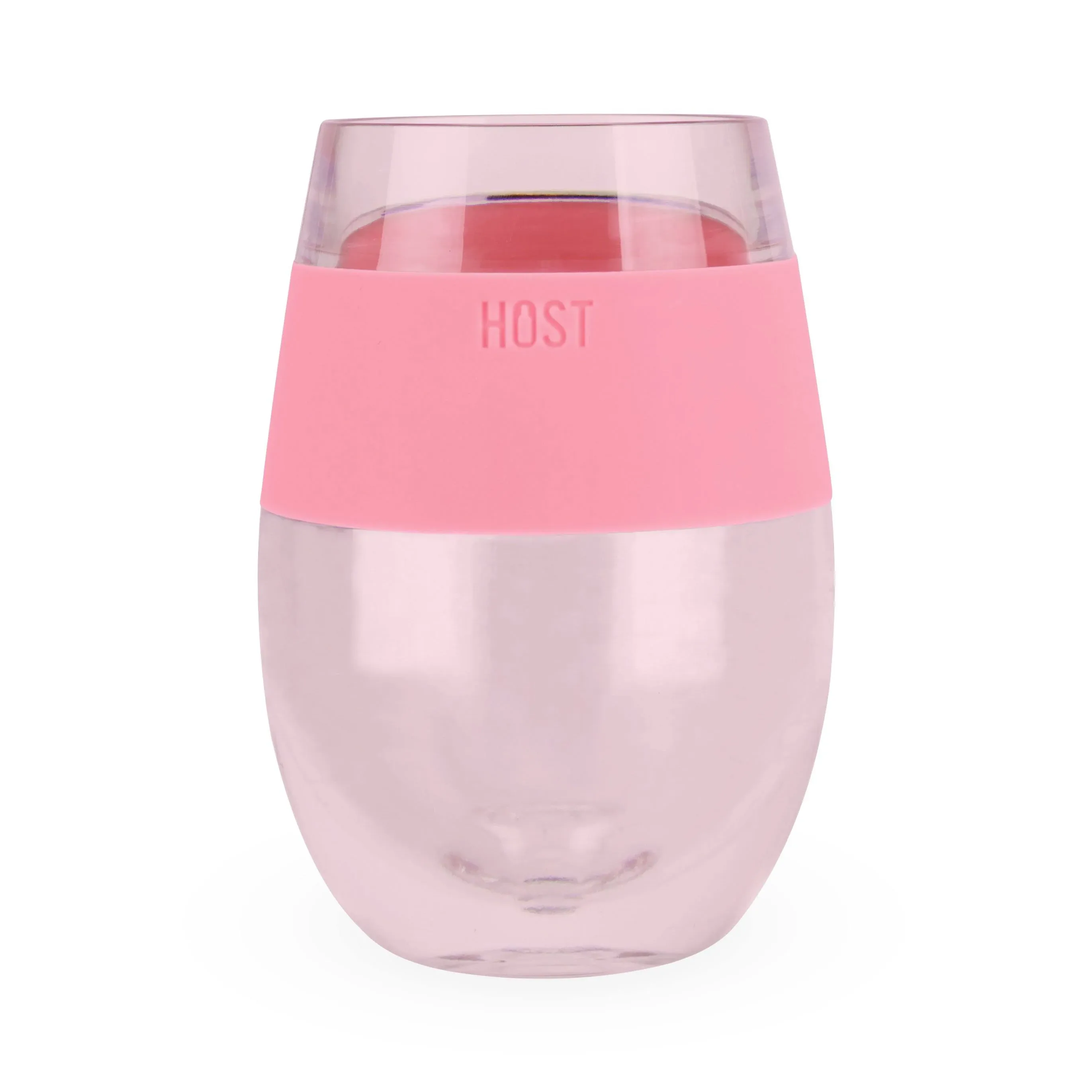 Host Cooling Cup - Plastic Double Wall Insulated Freezable Drink Tumbler Pink