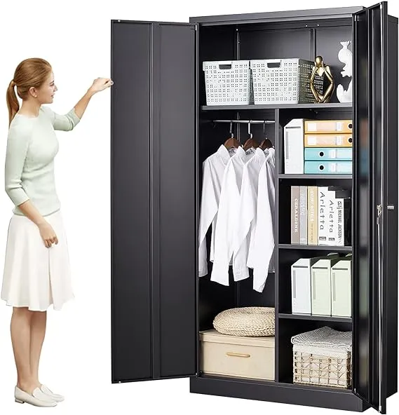 Metal Storage Cabinet Armoire