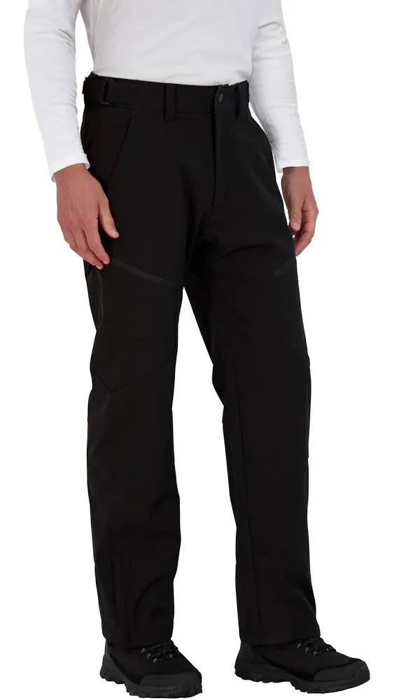 Gerry Men's Snow-tech Pants Boarder Ski Pant 4 Way Stretch (Black, Medium)