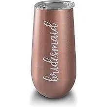 Bridesmaid Champagne Flutes -10 oz - Bridesmaid Tumblers - Bridesmaid Wine Glasses - Bridesmaid Wine Glass - Bridesmaid Cups - Bridesmaid Proposal Gifts