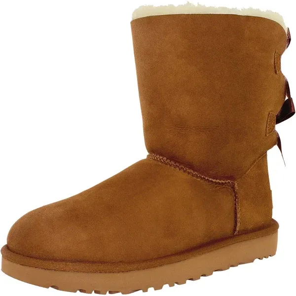 UGG Women's Bailey Bow II Casual Boots - Chestnut Size 7