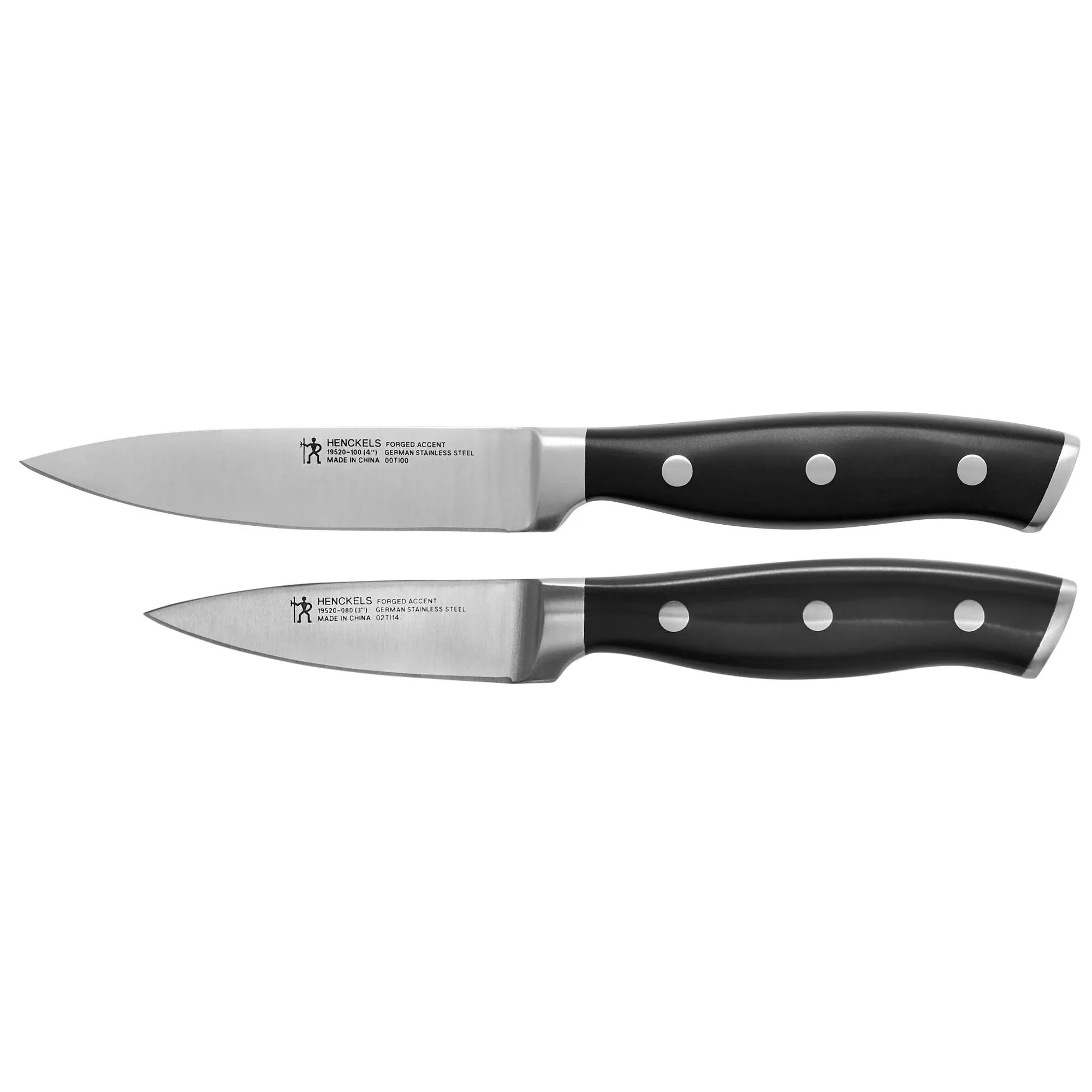 HENCKELS Forged Accent Razor-Sharp Paring Knife Set (2-pc) and 3.5-inch Paring Knife, German Engineered