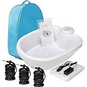 Ionic Foot Bath Detox Machine, Ion Foot Detox Spa for Home Use Beauty Salon Beauty SPA Club with 100 Liners, Zipper Carrying Bag | Detoxifying & Convenient