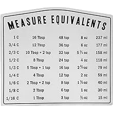 Kitchen Baking Measurement Conversion Chart Magnet | Must Have for Any Chef ...