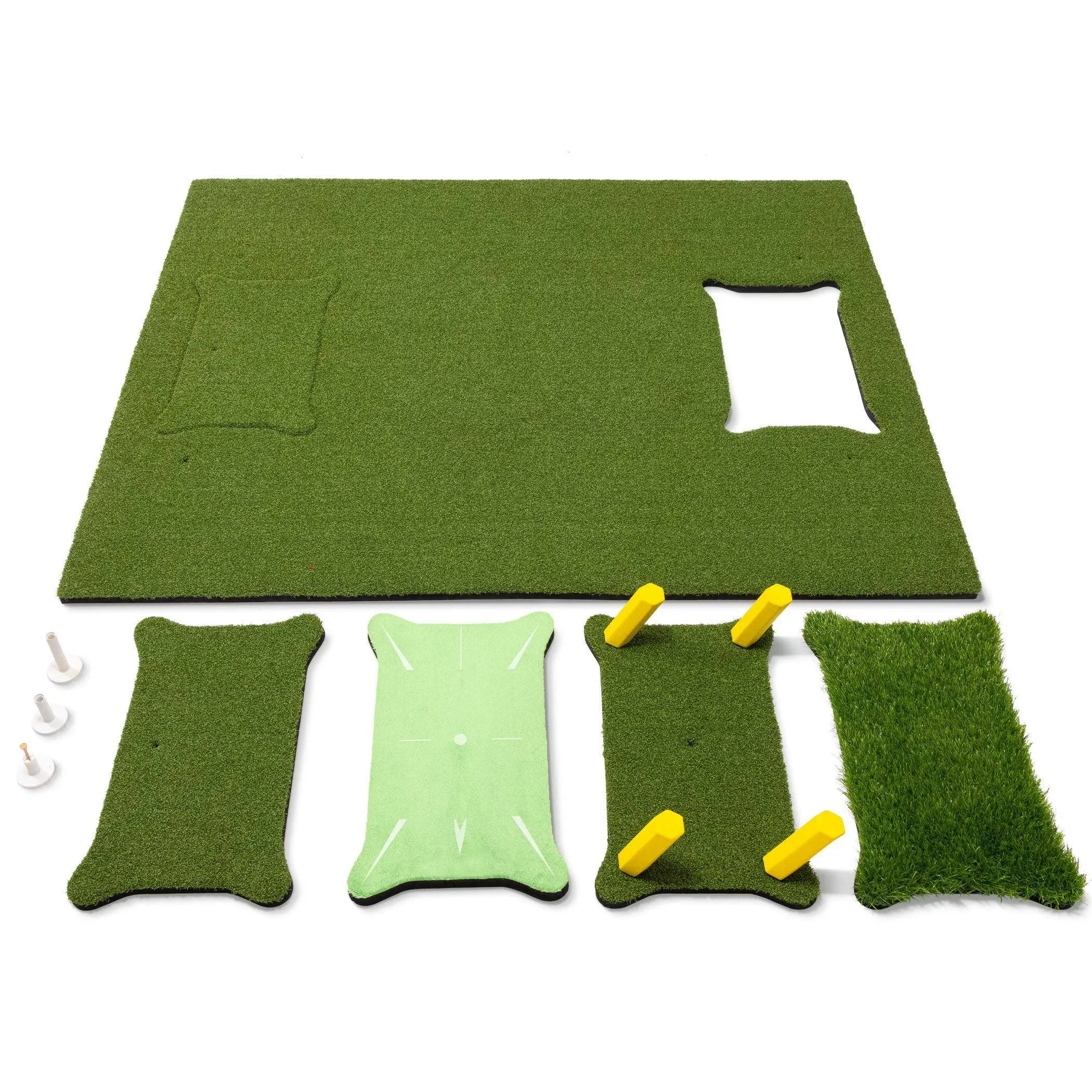 GoSports 5 ft x 4 ft PRO Golf Practice Hitting Mat, Includes 5 Interchangeabl<wbr/>...