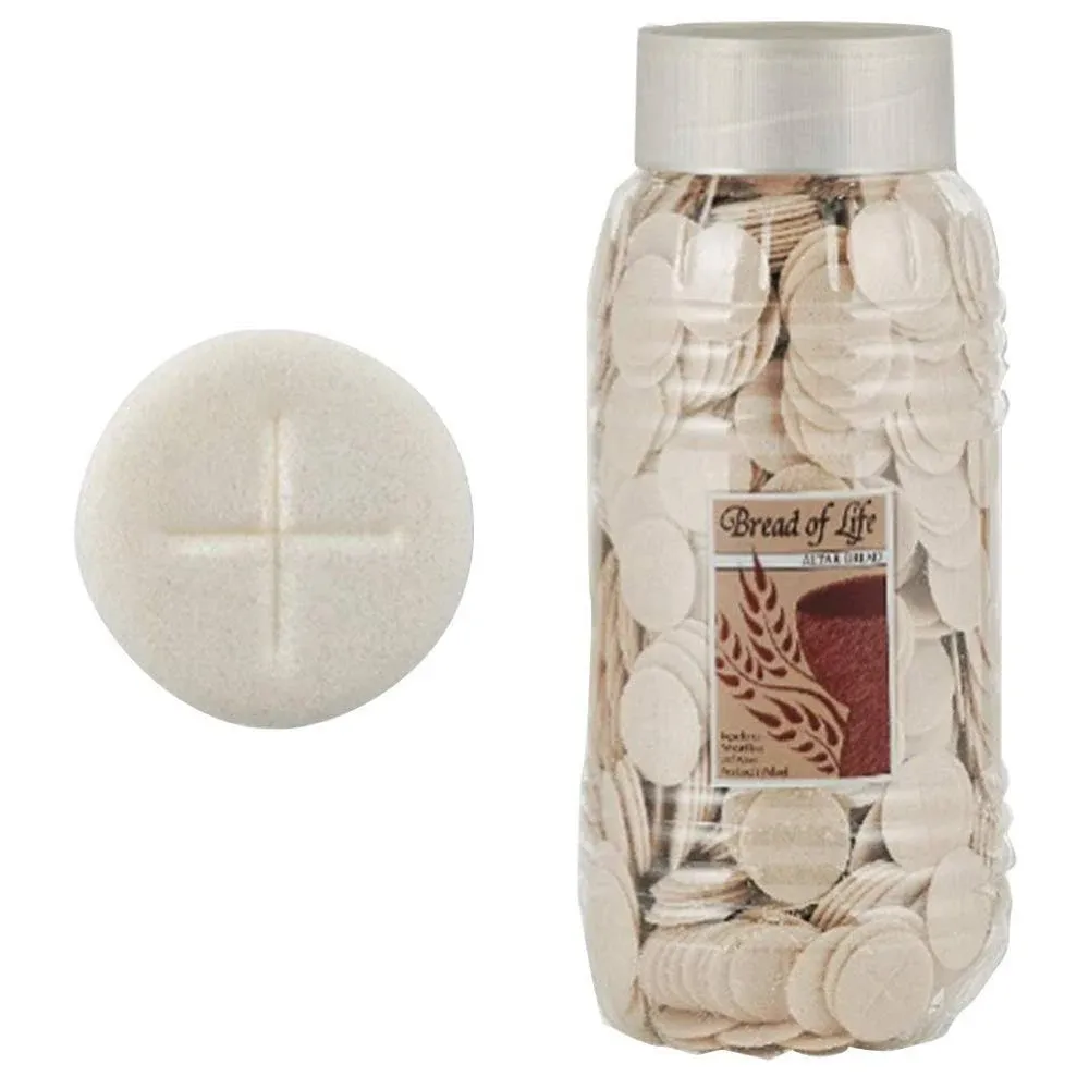 Bread of Life Altar Bread White Hosts, 1 1/8 inch, 1000 Pieces