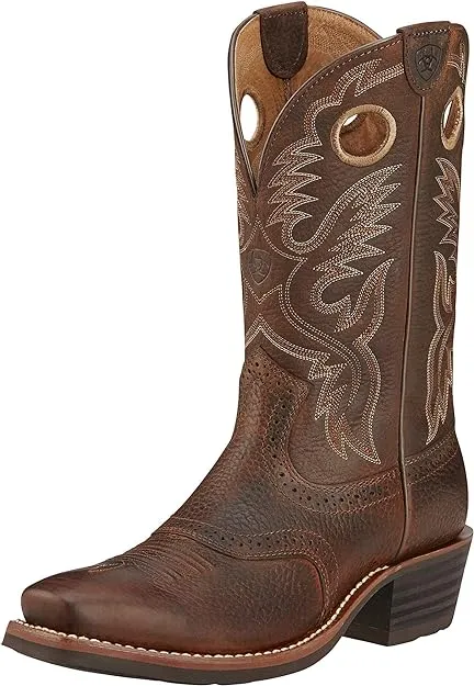 Ariat Men's Heritage Roughstock Western Boots - Earth