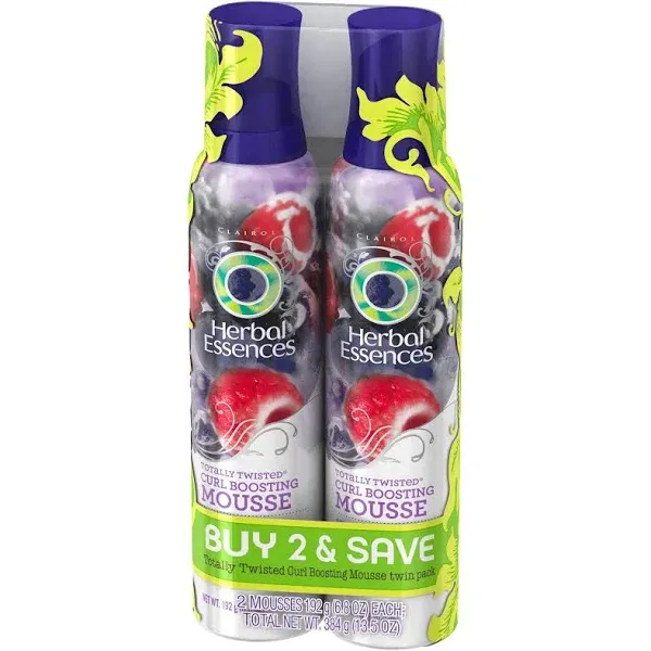 Herbal Essences Totally Twisted Curl Boosting Mousse 6.8 Oz