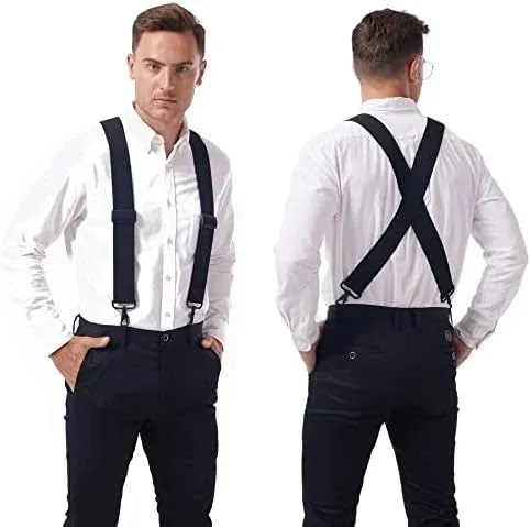 LazarsSpace Suspenders for Men Heavy Duty for Big and Tall