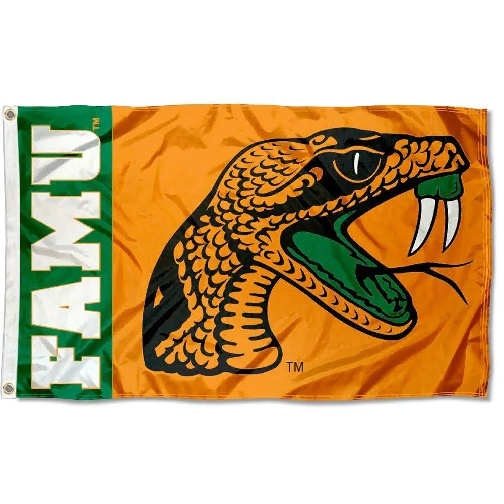 Florida A&amp;M University Rattlers Flag FAMU Large 3x5