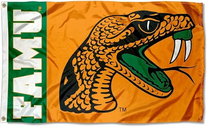 Florida A&amp;M University Rattlers Flag FAMU Large 3x5