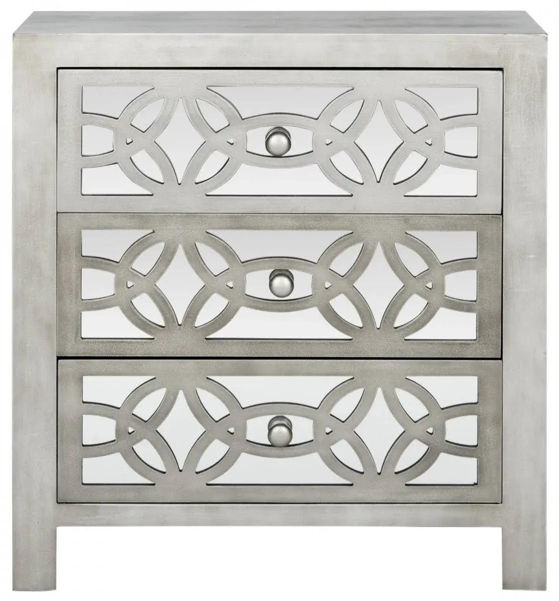 Safavieh Tasha 3 Drawer Chest, Grey