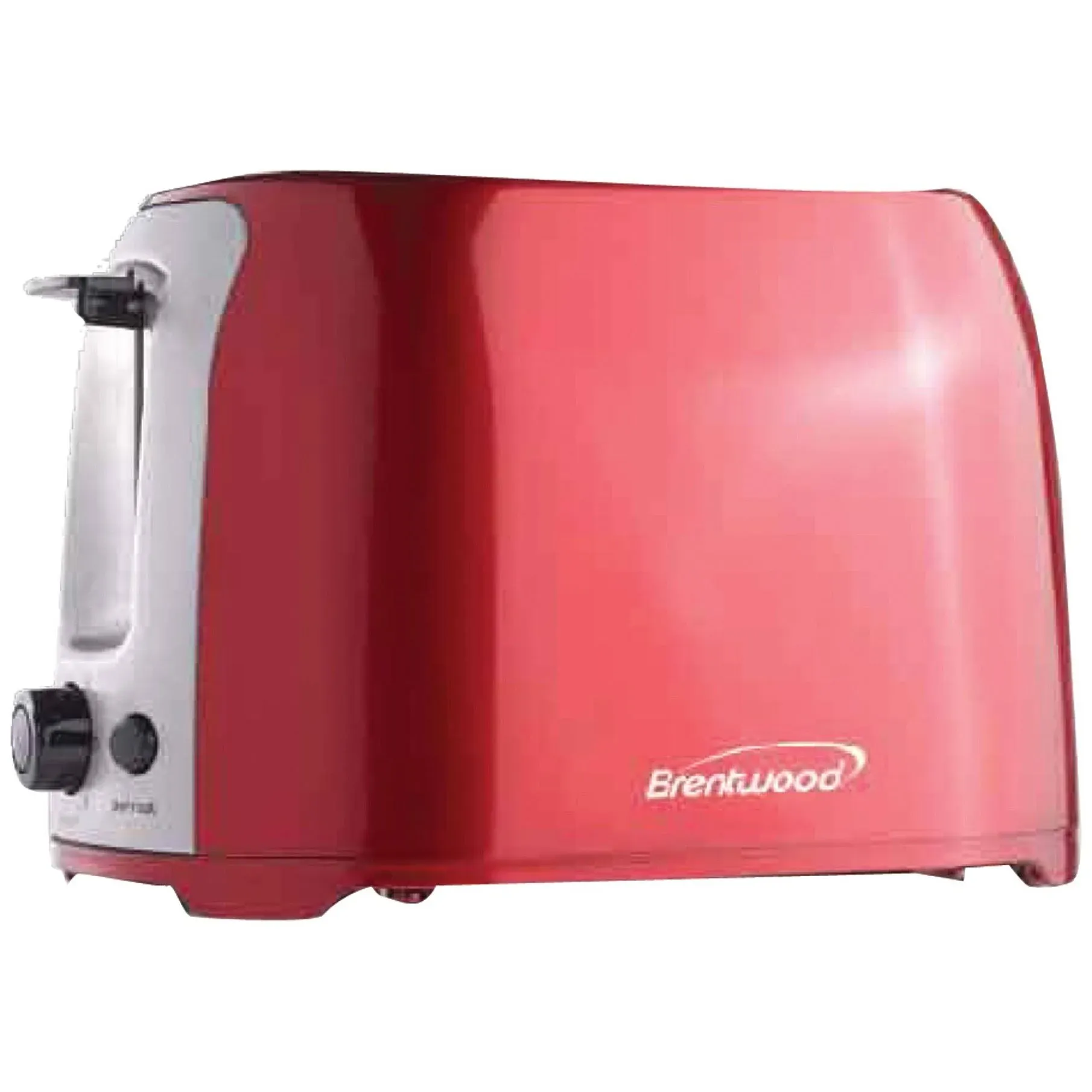 Brentwood TS-292R Red and Stainless Steel 2 Slice Cool Touch Toaster