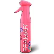 FRAMAR Pink Premium Hair Spray Bottle Continuous Mist, Water Spray Bottle For Face & Hair, Atomizer & Plant Mister Spray Bottle