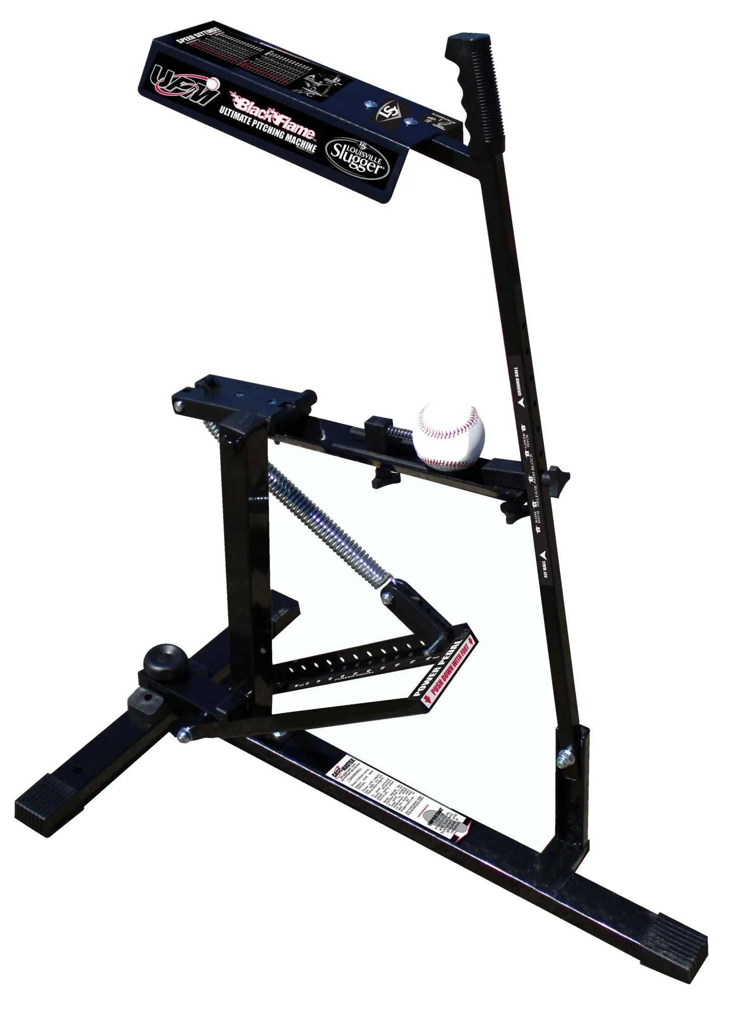 Louisville Slugger UPM 50 Black Flame Pitching Machine