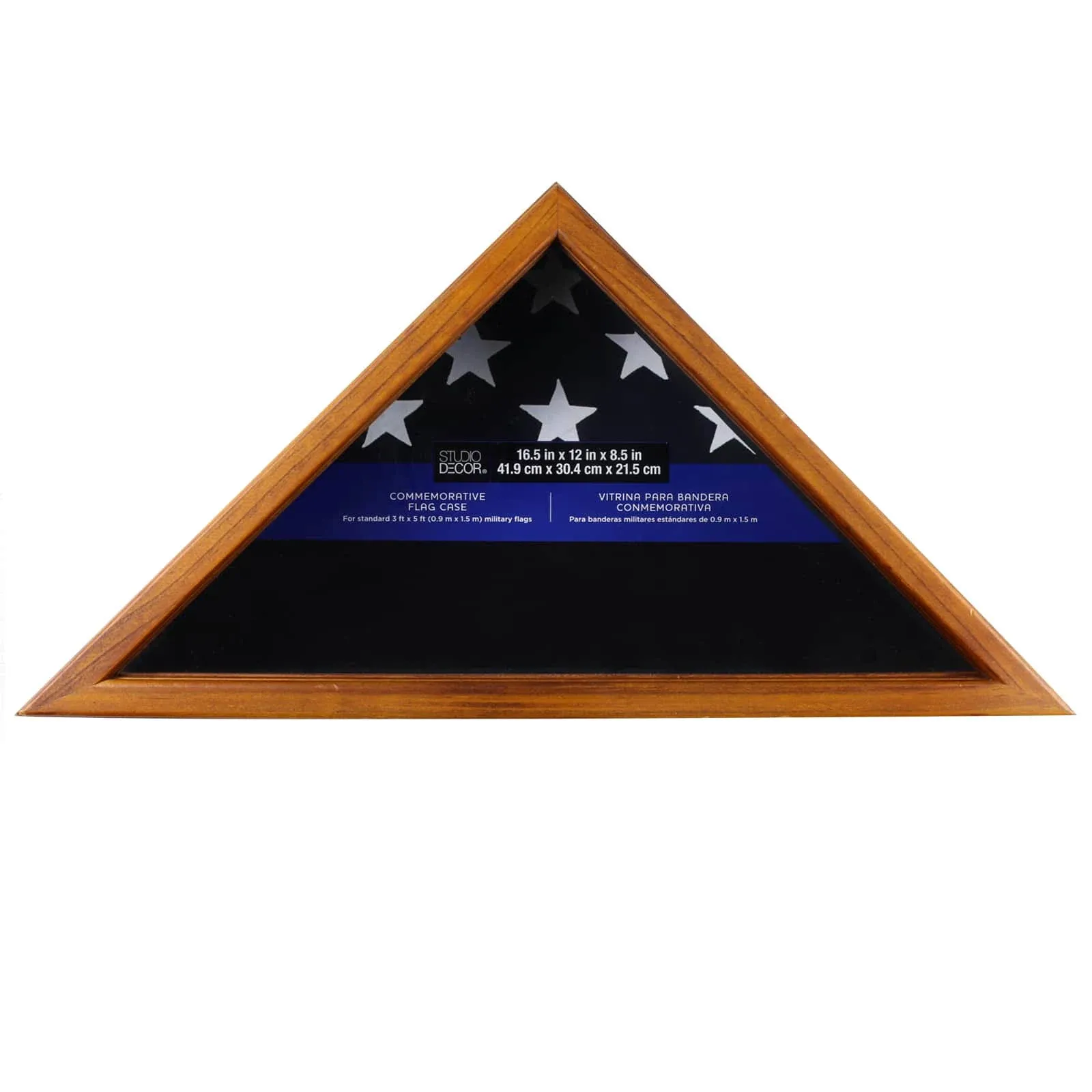 Studio Decor Commemorative Flag Display Black Case Fits 3ft X 5ft Flag