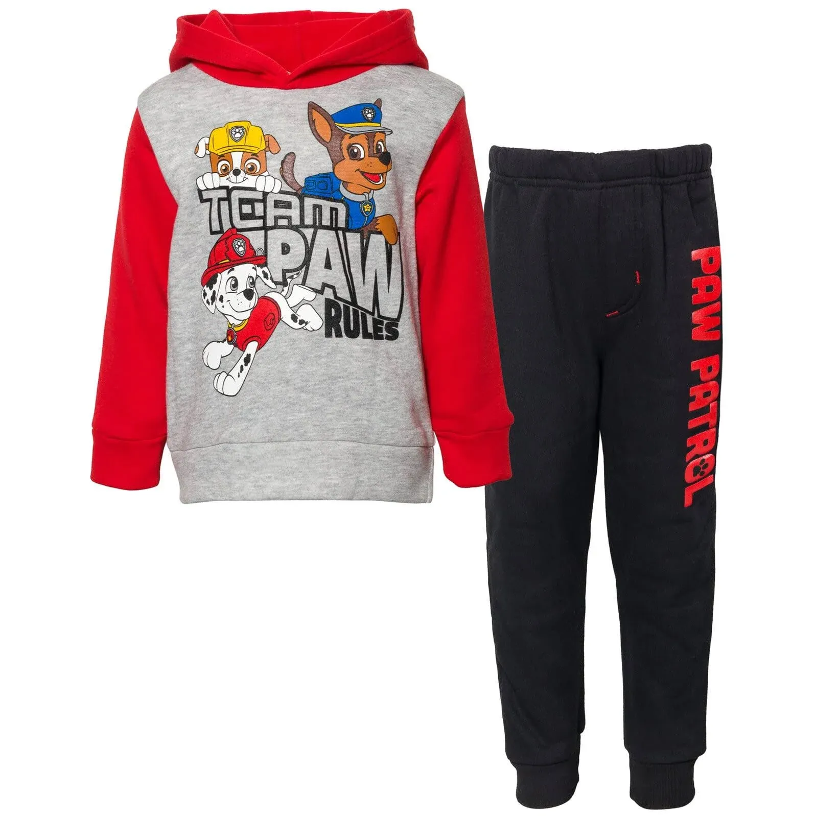 Paw Patrol Marshall Chase Rubble Little Boys Fleece Pullover Hoodie and Pants ...