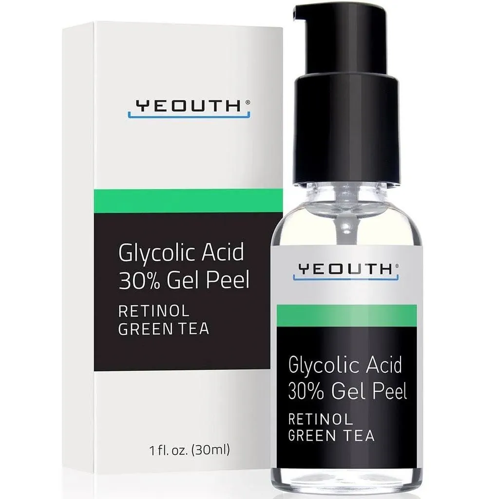 YEOUTH Gel exfoliante con ácido glicólico al 30 %