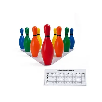 Multi-Color Bowling Pin Set