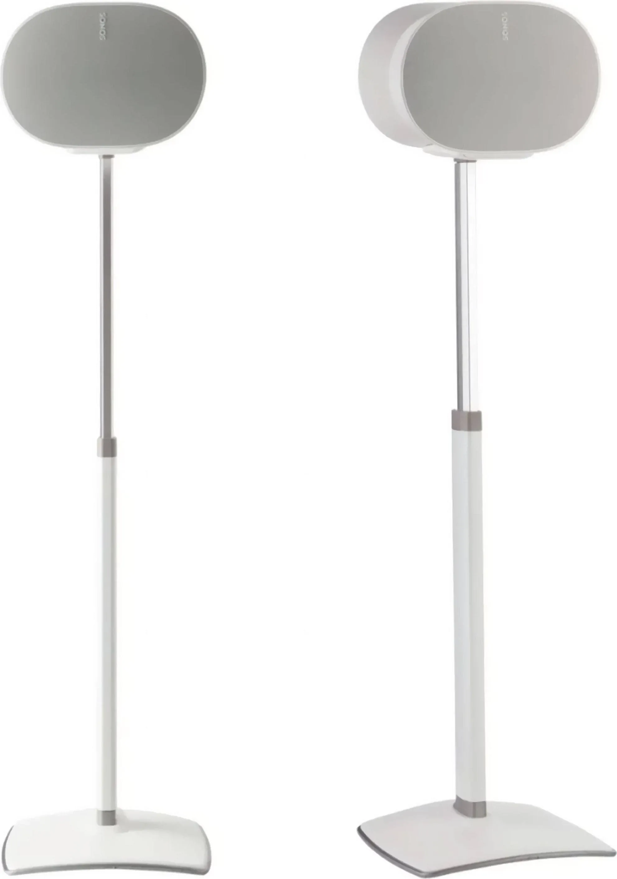 Sanus White Height-Adjustable Speaker Stand for Sonos Era 300