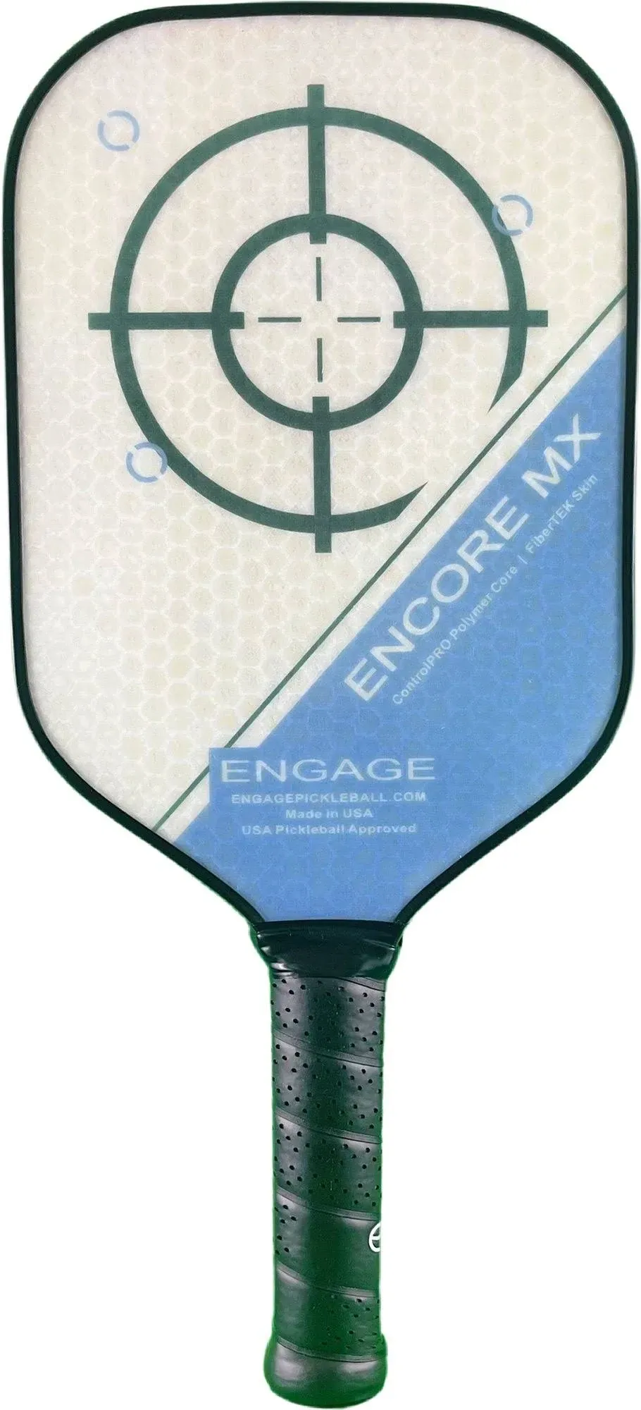 Engage Pickleball Encore MX 6.0 Pickleball Paddle - Pickleball Paddles with Thick Polymer Core - USAPA Approved - Made in USA