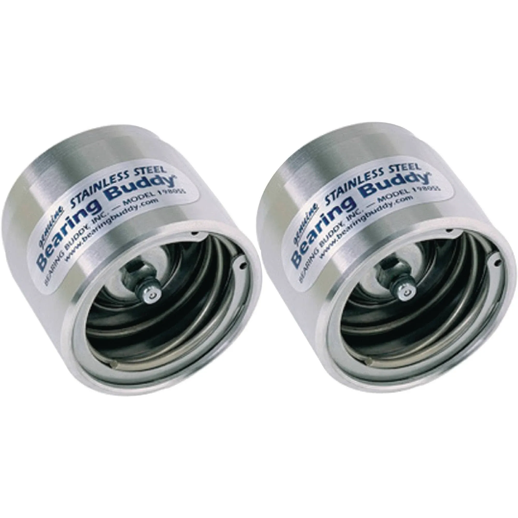 Bearing Buddy 42102 Chrome Bearing Protector - 1.980" Diameter, Pair