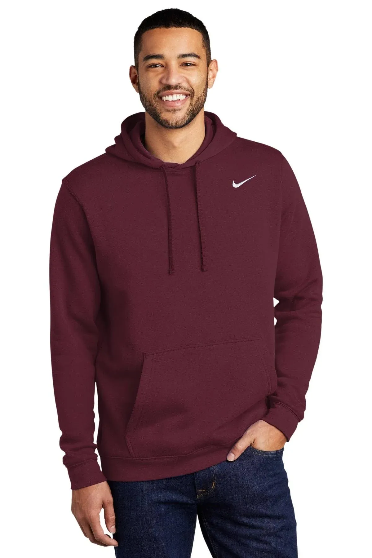 Nike Club Fleece Pullover Hoodie (Royal) S