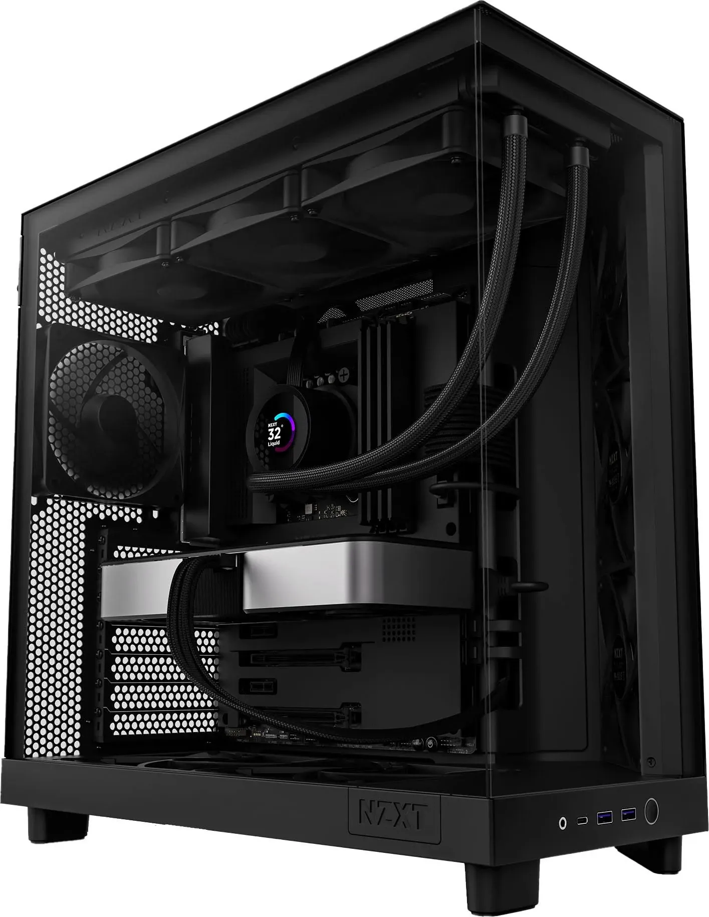 NZXT H6 Flow Mid-Tower Case (Black)