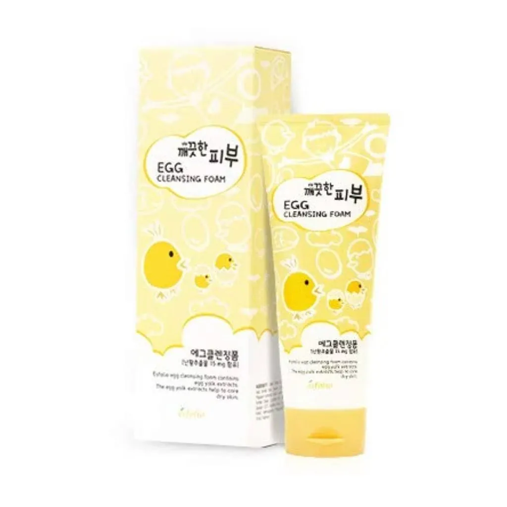 Korean  Esfolio Egg Cleansing Foam + Egg Yolk Extracts 5.29oz. NEW AND SEALED