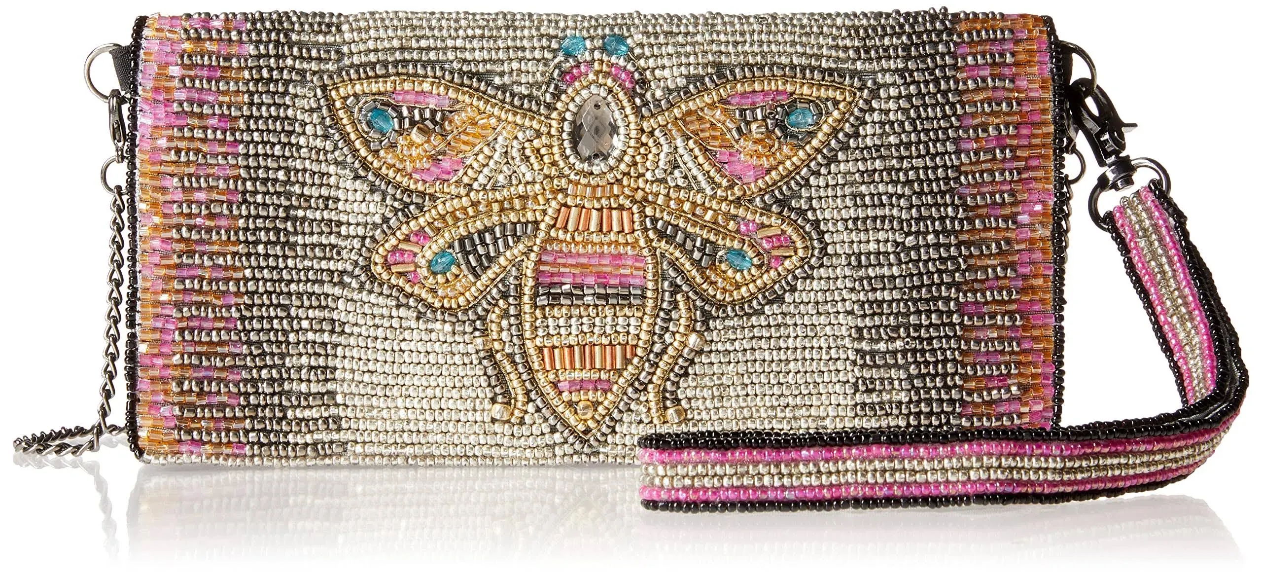 Mary Frances Beaded Crossbody Phone Wallet