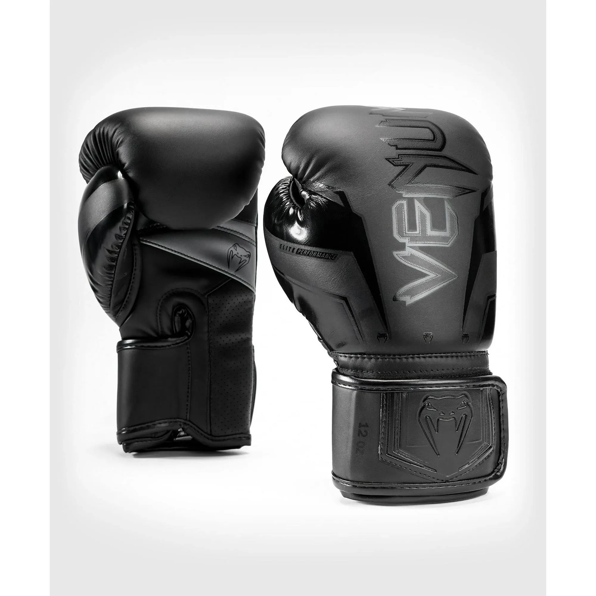 Venum Elite Evo Boxing Gloves - Black/Black