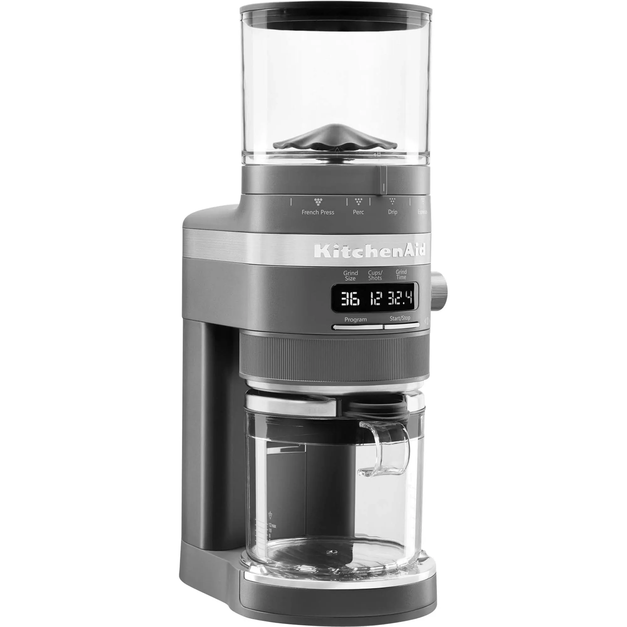 KitchenAid Burr Grinder with Dose Control | Matte Charcoal Grey